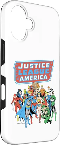 Vista 3 de Funda para iPhone 16 DC Comics Justice League Of America Group Shot