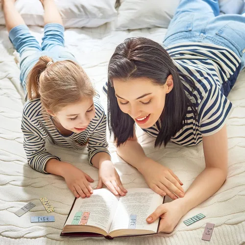 Vista 6 de Outus 60 marcapáginas magnéticos cristianos, citas inspiradoras, marcadores de la Biblia, marcadores magnéticos, clips alentadores con imán positivo