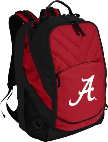 Vista 9 de Broad Bay Mochila Alabama University of Alabama Crimson Tide - Bolsas para computadora portátil, Negro y Gris - Logo Redondo, Tamaño único, Mochila