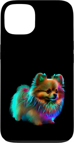 Vista 7 de Funda para iPhone 16 con diseño de raza de cachorro de Pomerania para mujeres o niñas