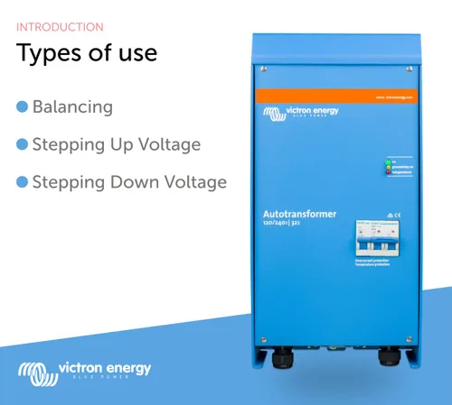 Vista 5 de Victron Energy Autotransformador 120/240V AC y 32 amperios