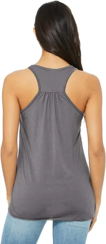 Vista 2 de Bella - Camiseta de tirantes para mujer, con espalda cruzada y holgada