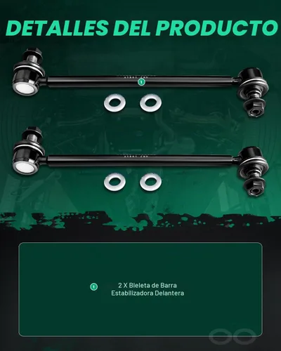 Vista 3 de Scitoo K80249 - Juego de 2 barras de suspensión delanteras para Toyota Siemens 2004 – 2010