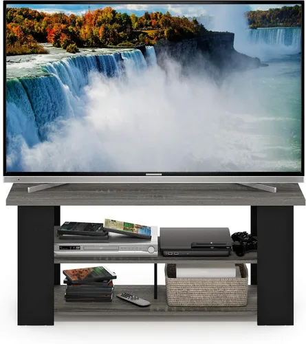 Vista 76 de Furinno 11191BK THE Centro de Entretenimiento Soporte para TV, Negro