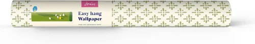 Vista 3 de Joules Beckett Star - Papel pintado verde oliva