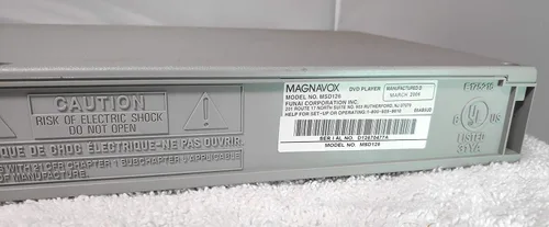 Vista 7 de Magnavox MSD126 reproductor de DVD/CD con escaneo progresivo