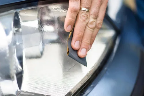 Vista 6 de Anezus Surtido de 90 piezas de papel de lija 400 a 3000 5000 7000 grano húmedo seco fino surtido para lijado automotriz, pintura de automóviles