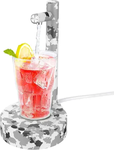 Vista 2 de Dispensador de agua para botella de 5 galones, bomba de agua eléctrica portátil de escritorio con carga USB-C rápida para el hogar, oficina