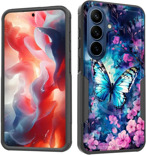 Vista 233 de Funda magnética para Galaxy A16 5G, [compatible con MagSafe] [protección contra caídas de grado militar] Funda resistente a prueba de golpes