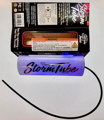 Vista 9 de Instrumento musical de tubo de tormenta para adolescentes y adultos: ve el rayo y siente el trueno con el tubo de tormenta. Activado por movimiento