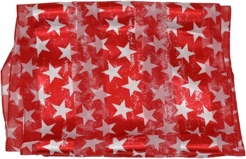 Vista 3 de Ted & Jack - Bufanda de seda con estampado americano de estrellas y rayas
