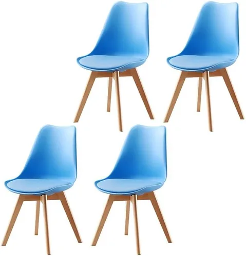 Vista 29 de Sillas de comedor modernas, silla lateral tapizada para el hogar, silla auxiliar para sala de conferencias, silla de comedor, silla de comedor sin