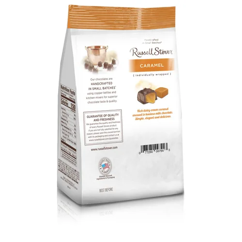 Vista 3 de Caramelos de chocolate con leche, bolsa de 6 onzas