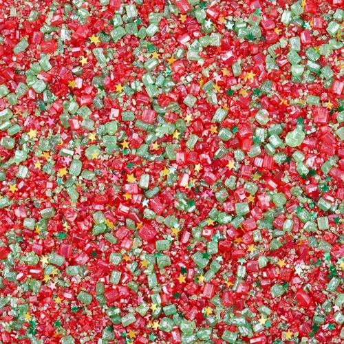 Vista 21 de Azúcar de Arena de Otoño, 120g - Chispas de azúcar comestibles naranjas, amarillas, rojas, blancas y marrones para decoraciones de horneado