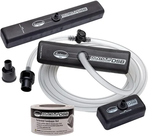 Vista 10 de Eastwood Elite Contour DSB - Kit maestro de bloque de lijado de carrocería sin polvo Bloques de lijado automotrices y lijadora manual de contorno