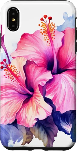 Vista 7 de Funda de flor de hibisco rosa para iPhone 12 mini
