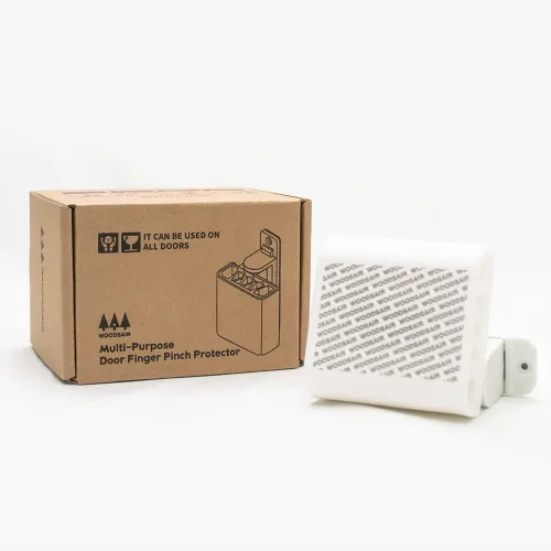Vista 8 de Protector de pellizco multiusos para puertas de puerta, tope de seguridad para puertas y ventanas (2 unidades) (beige)