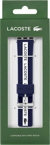 Vista 3 de Lacoste Correa de silicona unisex para Apple de color Moderno