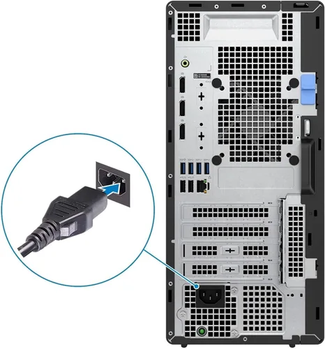 Vista 5 de Dell OptiPlex 7000 Computadora de sobremesa Intel Core i7 de 12ª generación i7-12700 Dodeca-core (12 núcleos) 2.10 GHz - 16 GB RAM DDR5 SDRAM - 256