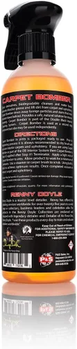 Vista 2 de P & S PROFESSIONAL DETAIL PRODUCTS Carpet Bomber - Limpiador profesional de tapicería, fórmula a base de cítricos, elimina grasa, suciedad y olores