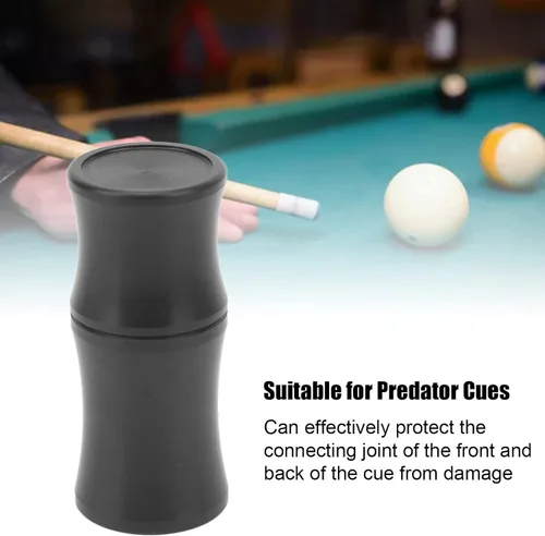 Vista 2 de Protector para juntas de taco de billar, protectores para juntas de taco de billar compatibles con depredador, tapas de juntas rápidas, suministros