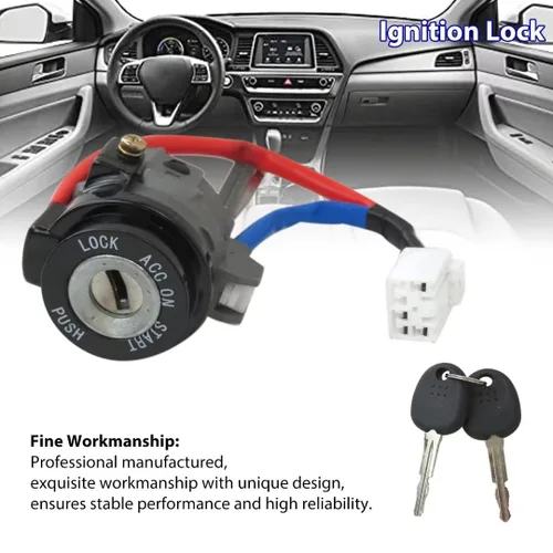 Vista 4 de 81910-3XA00 Interruptor de cilindro de bloqueo de encendido con 2 llaves para Hyundai Elantra GLS Sedan 2013 4 puertas