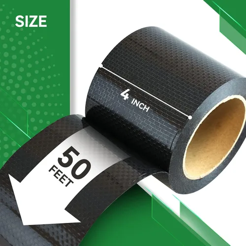 Vista 3 de Cinta para debajo del vientre de RV de 4 pulgadas x 50 pies, material para debajo del vientre, adhesivo de sellado permanente impermeable