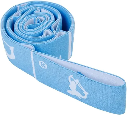Vista 2 de Paquete de 2 Bandas Elásticas de Estiramiento Ajustables para Niños - Bandas Elásticas de 8 Bucles para Ballet, Latín, Yoga, Gimnasia y Estiramiento