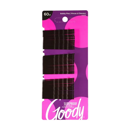 Vista 9 de Goody Invisibles antideslizantes para mujer - 48 unidades, color negro rizado - Invisibles sin dolor de 2 pulgadas para peinar y asegurar todo tipo