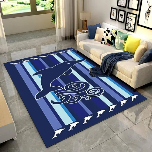 Vista 30 de Alfombra moderna y contemporánea con bandera estadounidense para interiores, 3 x 4 pies, alfombra antideslizante con temática de camuflaje verde