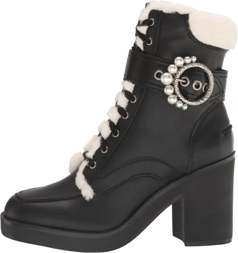 Vista 8 de Karl Lagerfeld Paris Botines elevados para mujer, estilo a la moda, para uso diario