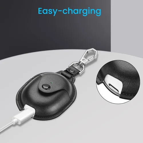 Vista 5 de Fintie Funda protectora para Google Pixel Buds Pro 2 (2024) / Google Pixel Buds Pro (2022), piel sintética de alta calidad, ajuste delgado, cierre