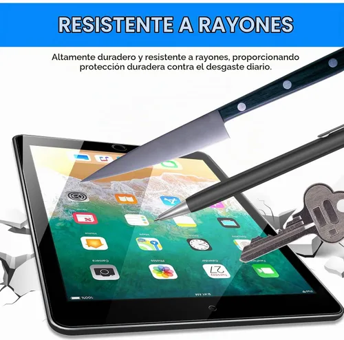 Vista 3 de 2 unidades de protector de pantalla para iPad de 9,7 pulgadas de 6ª generación, película de vidrio templado antiarañazos para iPad de 5ª Pantalla