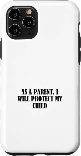 Vista 27 de As a parent, I will protect my child Case for iPhone 16