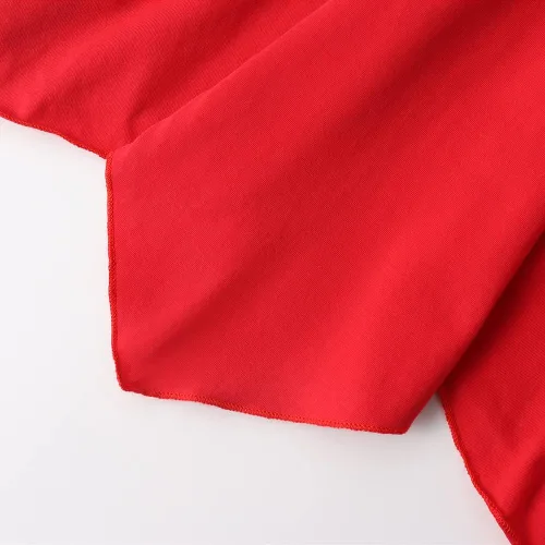 Vista 8 de Noomelfish Vestido de verano de algodón sin mangas con dobladillo de pañuelo para niñas (3-12 años)