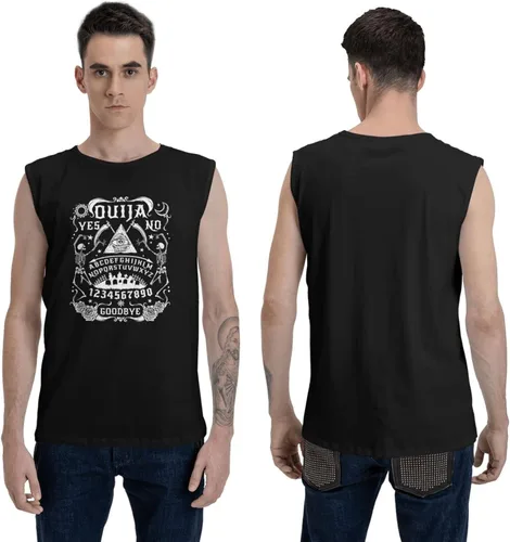 Vista 3 de Game Ouija Board Pattern Tank Tops Hombre Muscle T-Shirt Camiseta sin mangas Muscle Tee