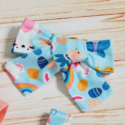Vista 7 de AIMAOMI Toddler Kid Baby Girl Easter Outfits Short Sleeve T-Shirt Top + Bunny Suspender Skirt Outfit Skirt Set