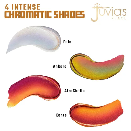 Vista 3 de Juvia's Place Culture Duochrome - Sombra de ojos líquida multicolor con purpurina para brillo, maquillaje brillante para ojos, kit de maquillaje