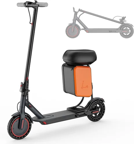 Vista 11 de Qlaway Electric Scooter for Adults, 350W/500W Motor, Up to 22 Miles Long Range, 8.5" /10" Solid Tires, 265 lbs Load Capacity, Foldable Commuting
