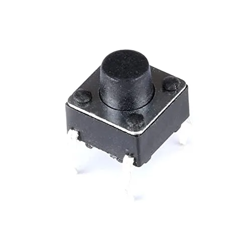 Vista 3 de 100 unids/lote 0.236x0.236x0.236 in 4PIN táctil micro interruptor táctil DIP botón de reinicio automático 26.220 in botón de teclas enchufables
