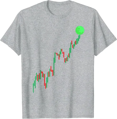Vista 68 de Cute Stock Trading Design for Men Women Stock Market Trader T-Shirt Asphalt Grey