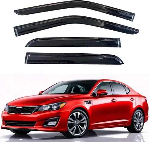 Vista 159 de KPY Moldura deflectora de viento con protección contra la lluvia compatible con Mazda CX-3 2016-2021 (CX3), 4 unidades, para ventana lateral