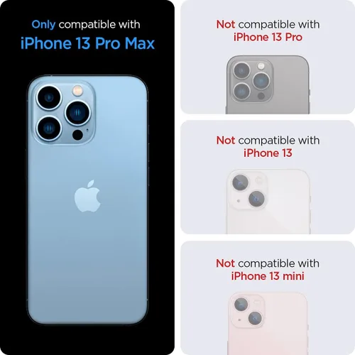 Vista 2 de Spigen Tough Armor [tecnología de protección extrema] diseñada para iPhone 13 Pro Max Case (2021) - Negro