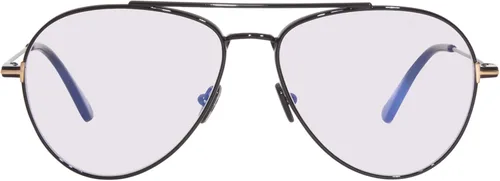 Vista 2 de Lentes Tom Ford FT 5800 -B 001 negro brillante, logotipo "t" lentes de bloque azul
