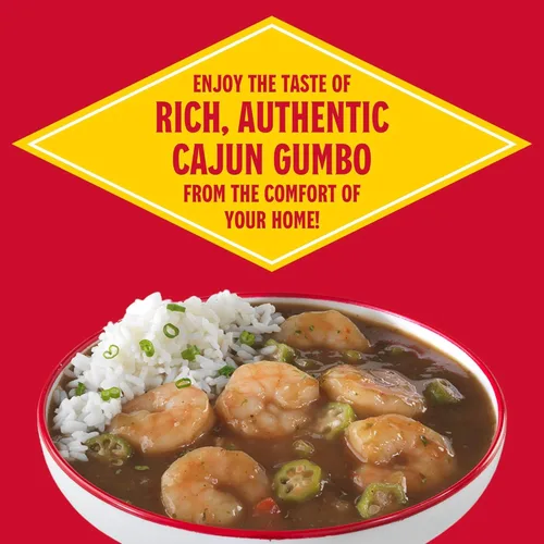 Vista 6 de Louisiana Fish Fry Gumbo Base de 5 onzas (paquete de 24) – Auténtico sabor cajún en una deliciosa base de Gumbo – Solo tienes que añadir tu elección