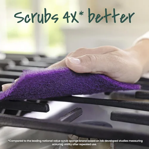 Vista 6 de Scotch-Brite Extreme Scrub Scour Pad 77222-R, 2 unidades/paquete, 6 paquetes/caja, 6 paquetes por caja