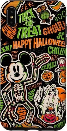 Vista 11 de Funda para iPhone 13 Pro Max Disney 100 Mickey Nightmare Before Christmas Halloween D100
