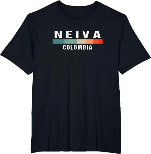 Vista 20 de Camiseta Neiva Colombia City Trip, Negro