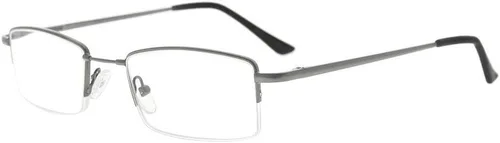 Vista 17 de Eyekepper Anteojos de lectura con bisagras de resorte con puente de titanio de memoria flexible para hombres y mujeres (negro, +0.50)