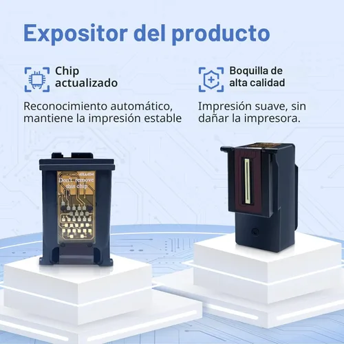 Vista 4 de Cartuchos de tinta 67XL HP para impresora HP, reemplazo para cartuchos de tinta HP 67, paquete combinado en color y negro, HP67, DeskJet 2755e